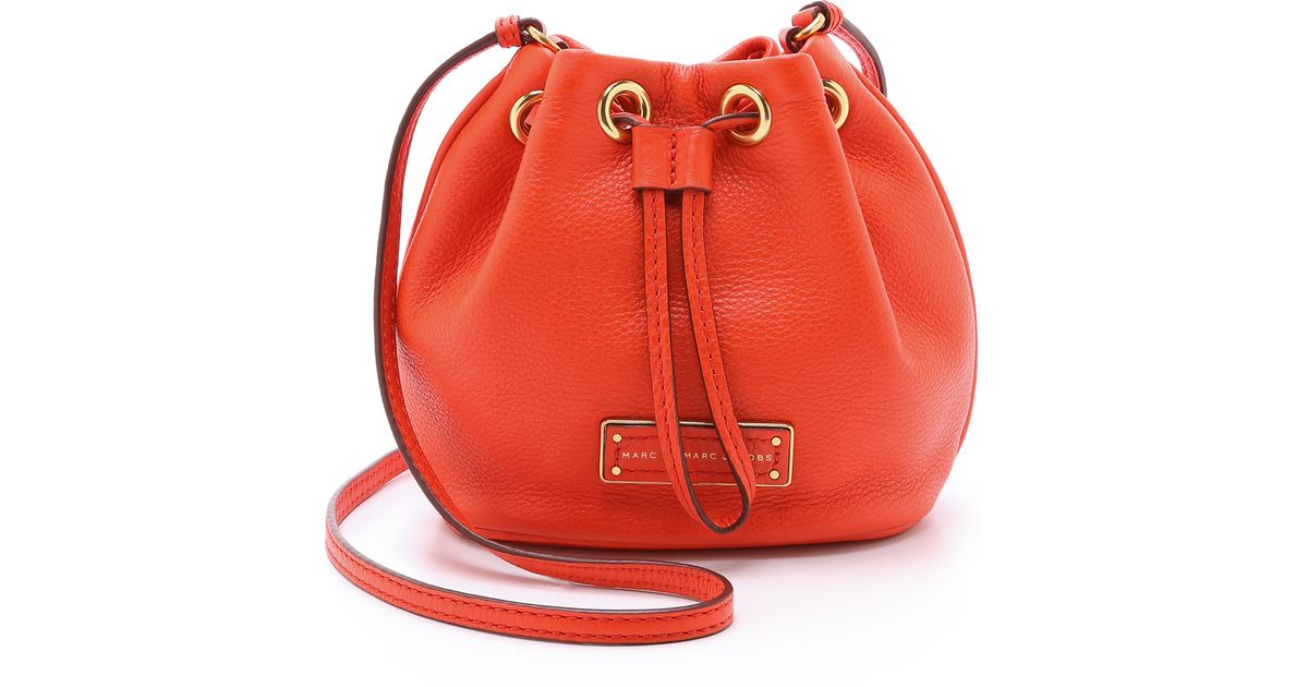 Marc By Marc Jacobs Too Hot To Handle Mini Bucket Bag - Storm Cloud in Red  | Lyst