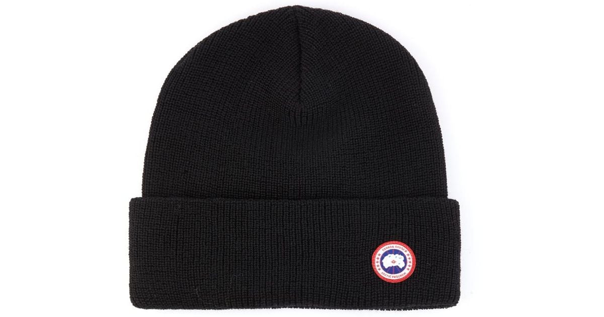 Canada goose merino wool beanie hot sale grey