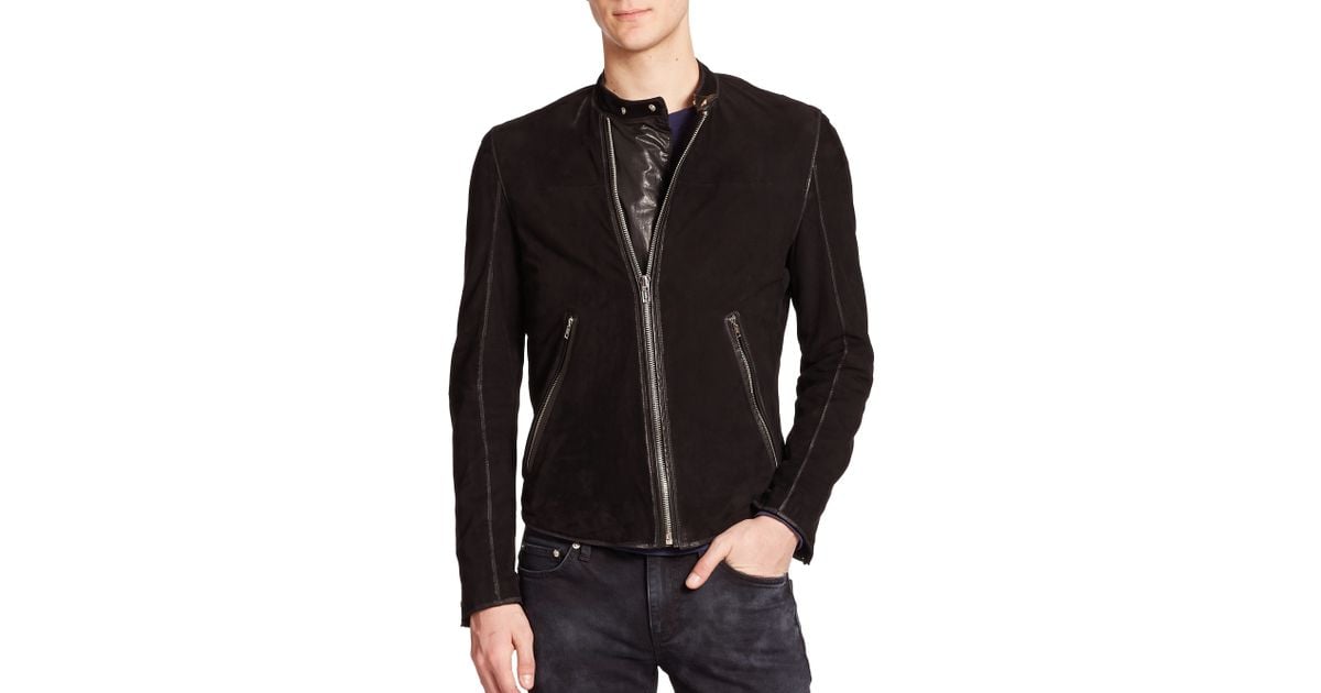blk dnm suede jacket