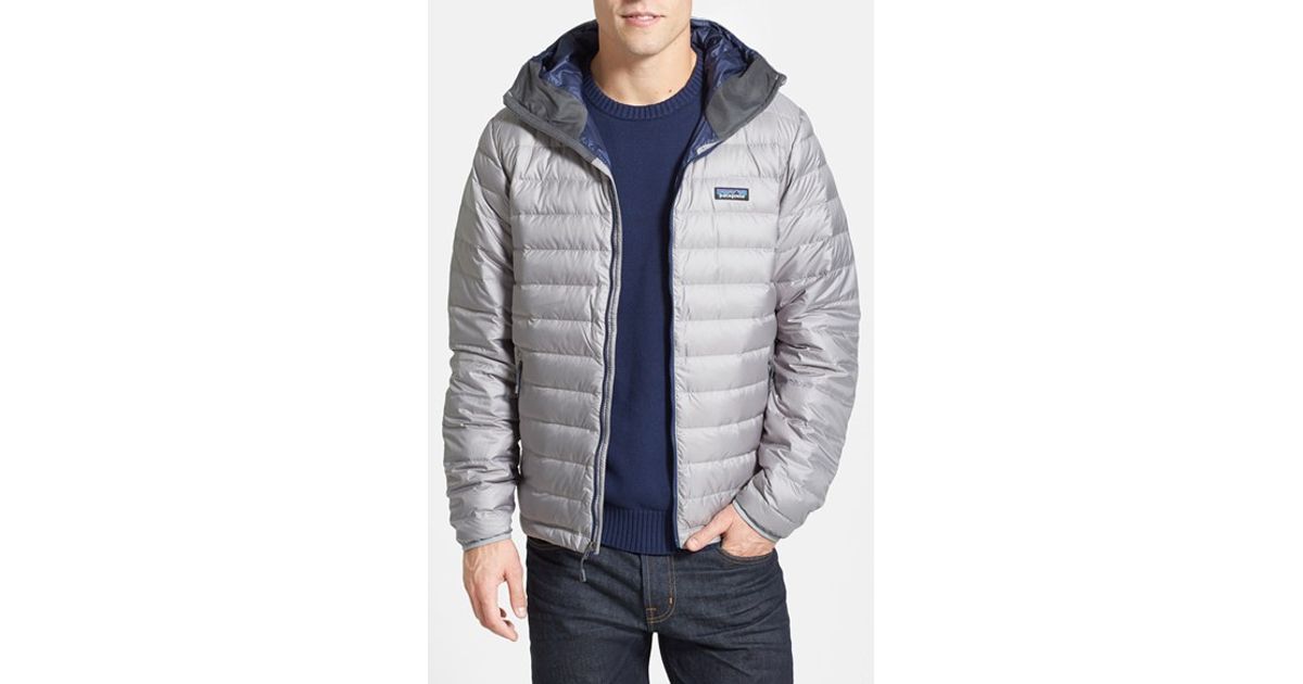 packable windproof & water resistant goose down sweater hooded jacket