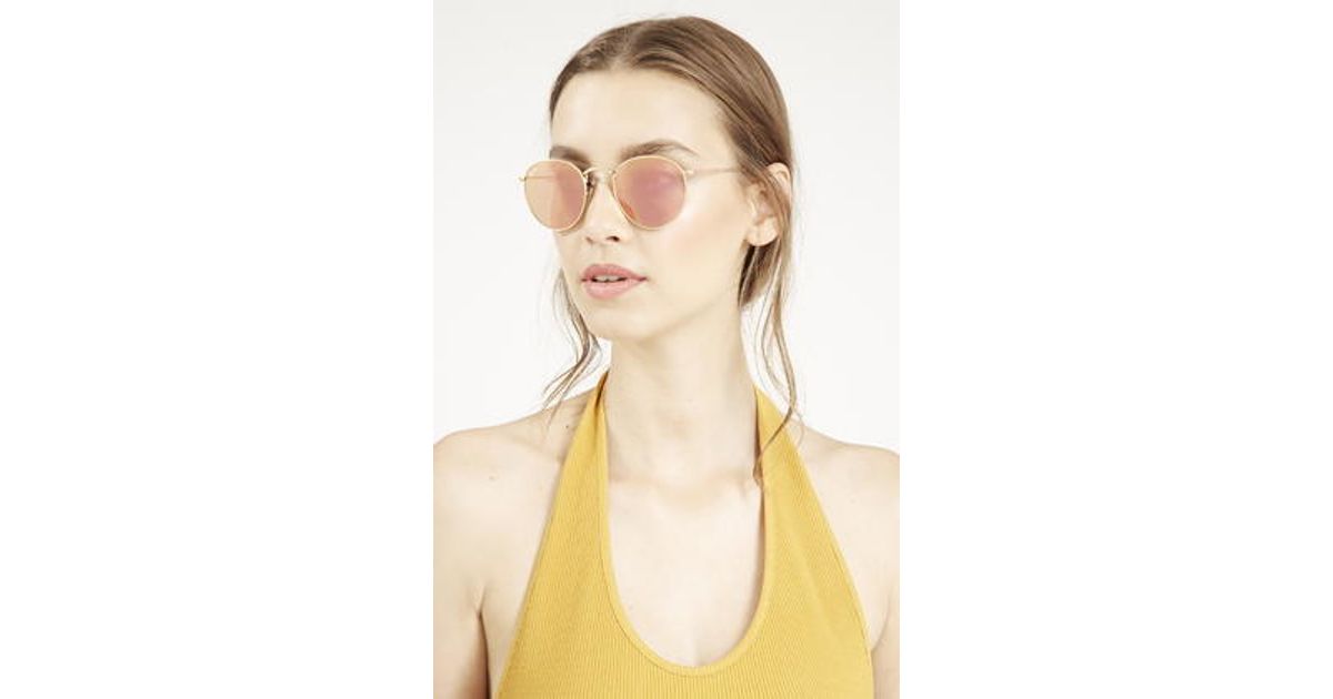 ray ban round metal rose ray ban round metal rose