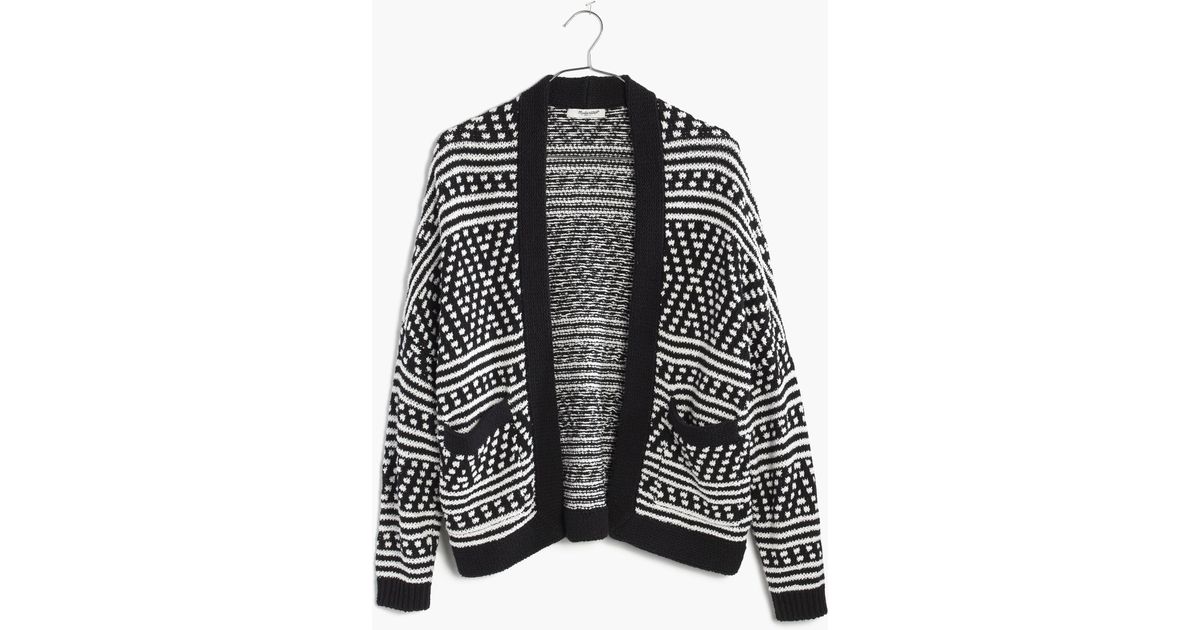 madewell white cardigan