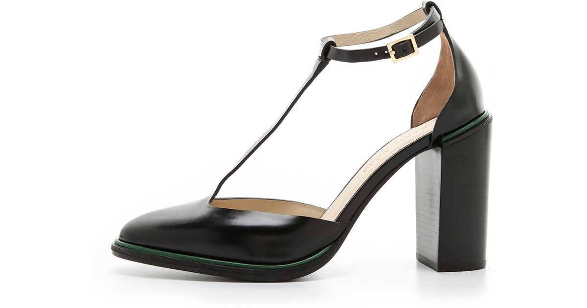 chloe black heels