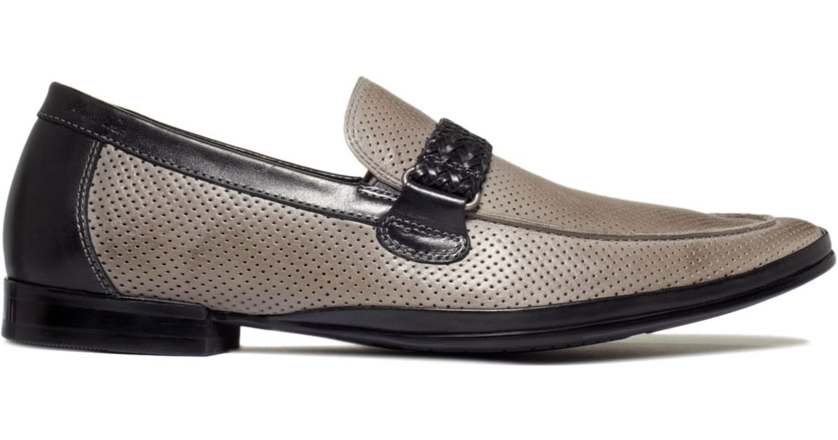 kenneth cole silver technology loafer