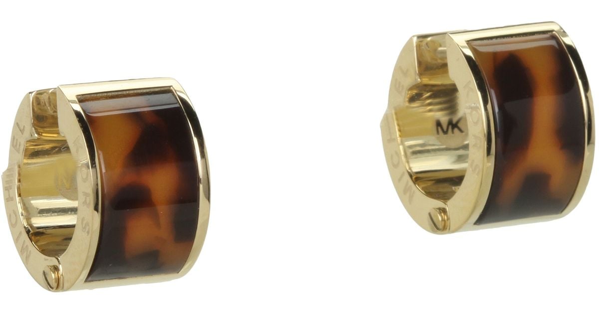 michael kors tortoise shell earrings