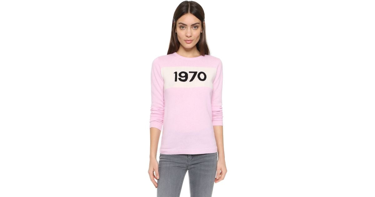 Bella Freud Cashmere 1970 Sweater in Pink Lyst Canada