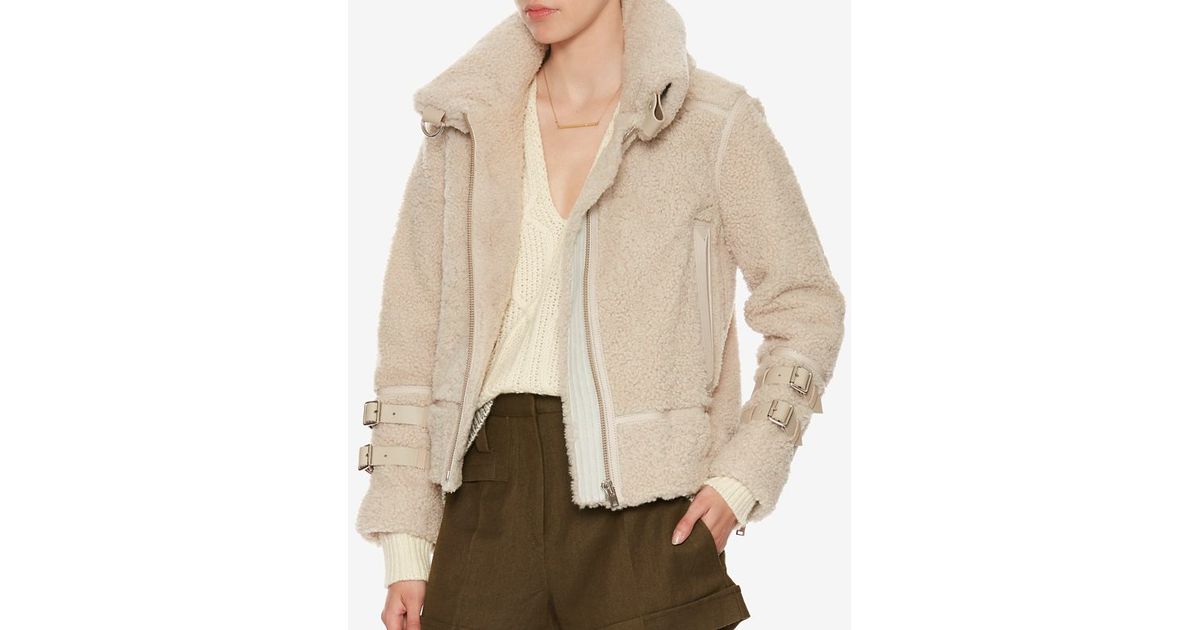 iro shearling coat