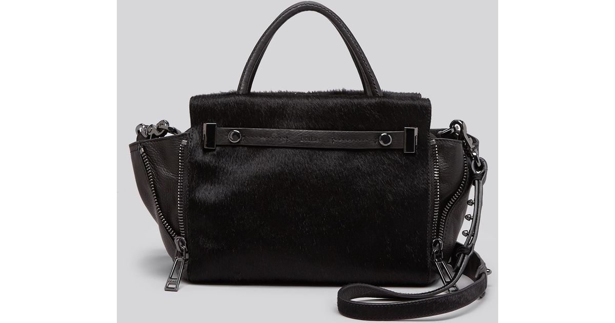 Lyst Botkier Satchel Bloomingdales Exclusive Leroy Haircalf In Black