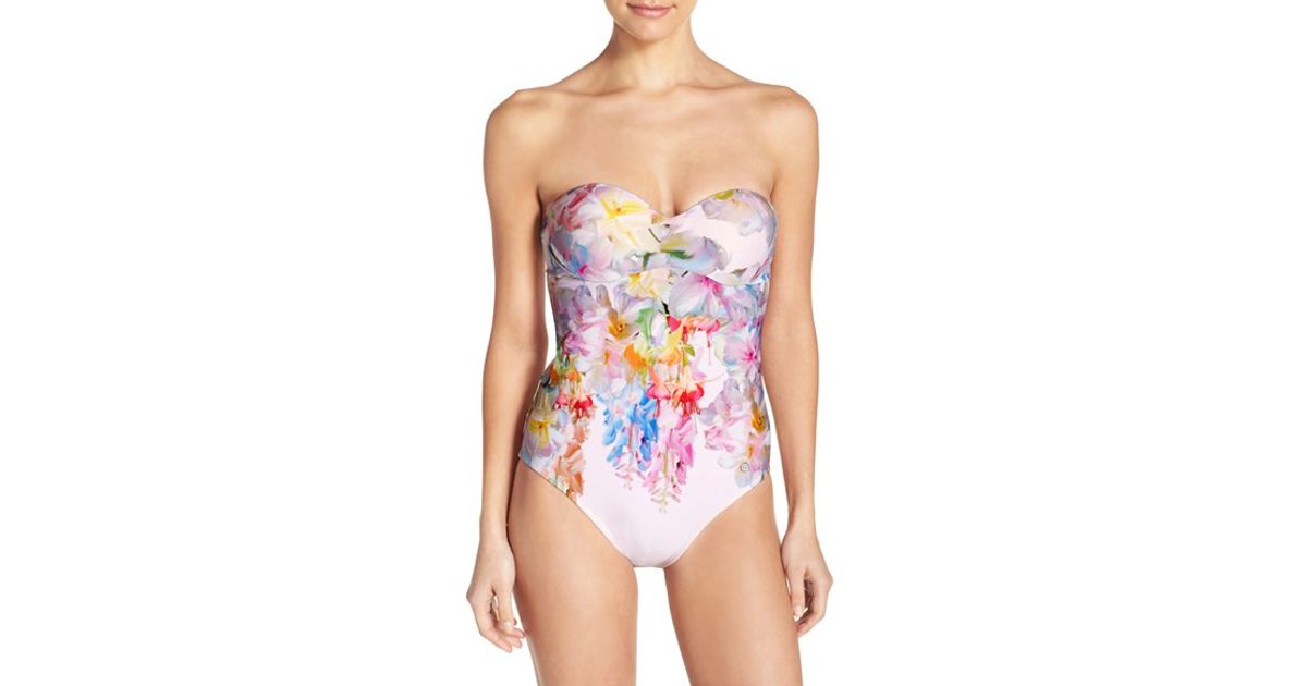 Ted baker Layaya Convertible One-piece Swimsuit in ...