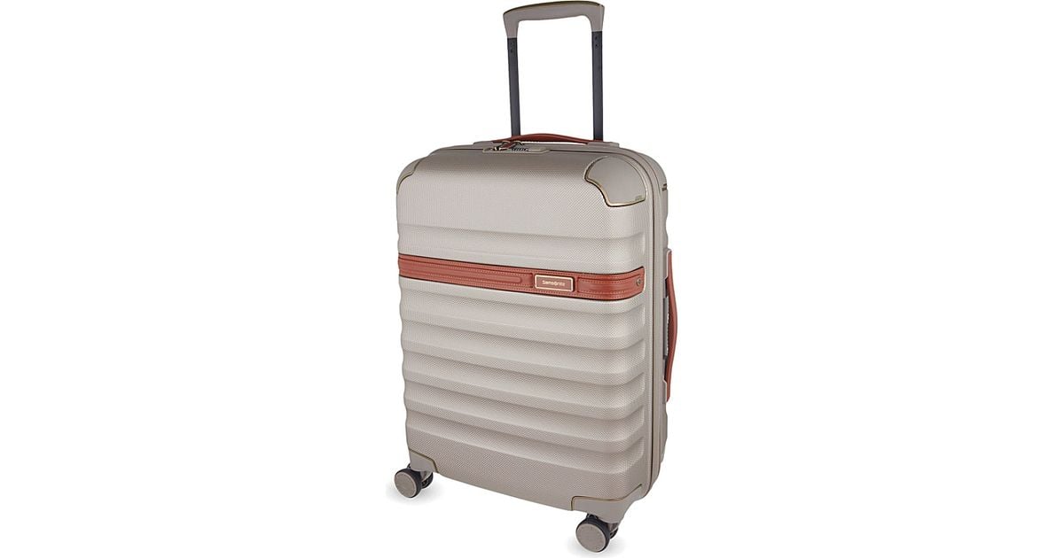 samsonite beige luggage