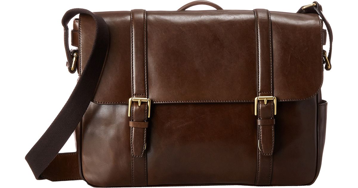 Fossil Brown Estate E W Messenger For Men