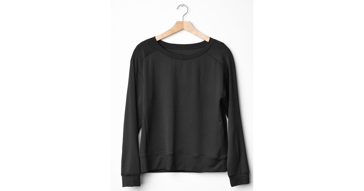 gap quilted pullover