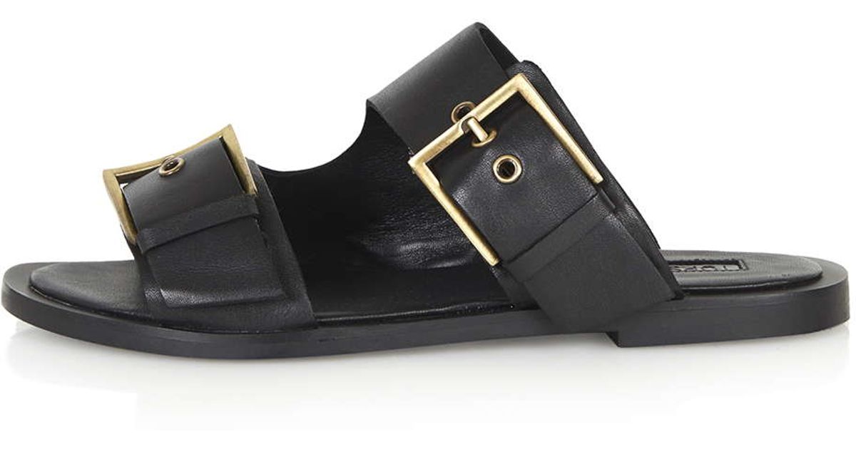 black buckle sandals womens