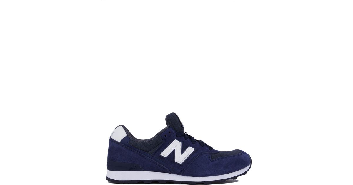 New Balance Denim Women's 696 Shadows Sneakers in Navy (Blue) - Lyst