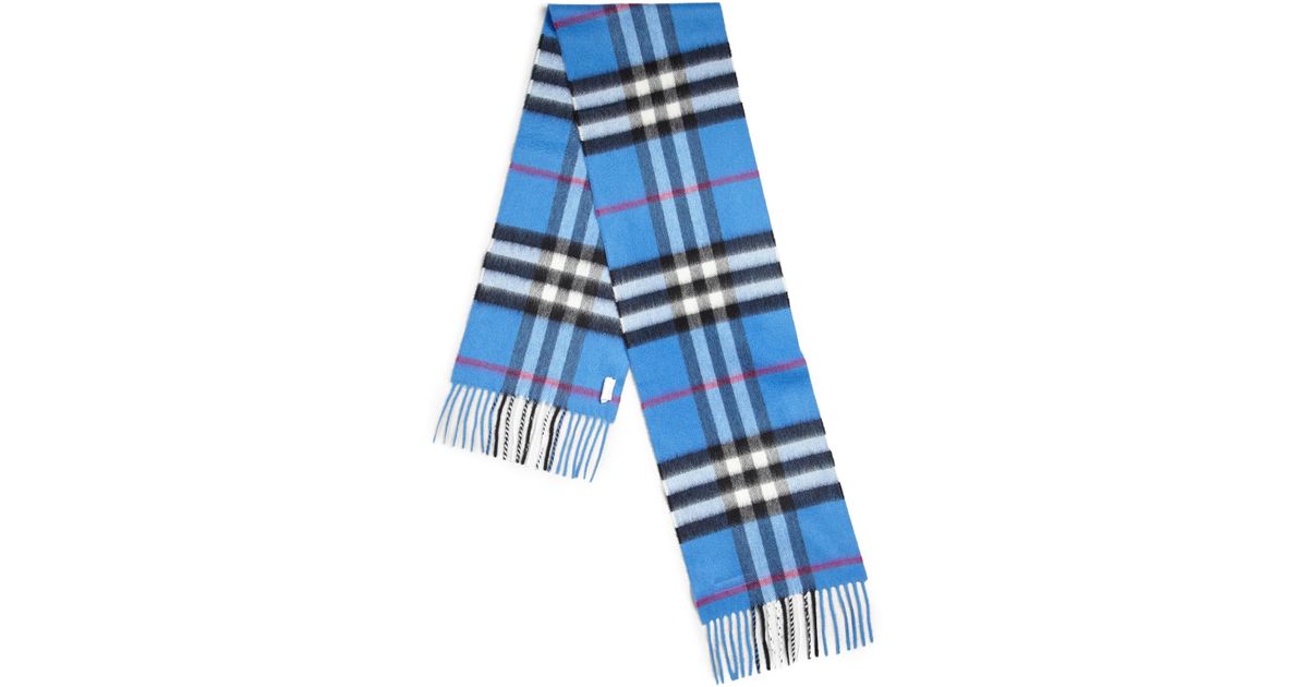 burberry scarf kids blue