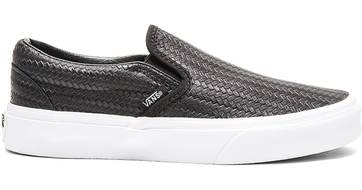 vans slip on embossed weave vans slip on embossed weave