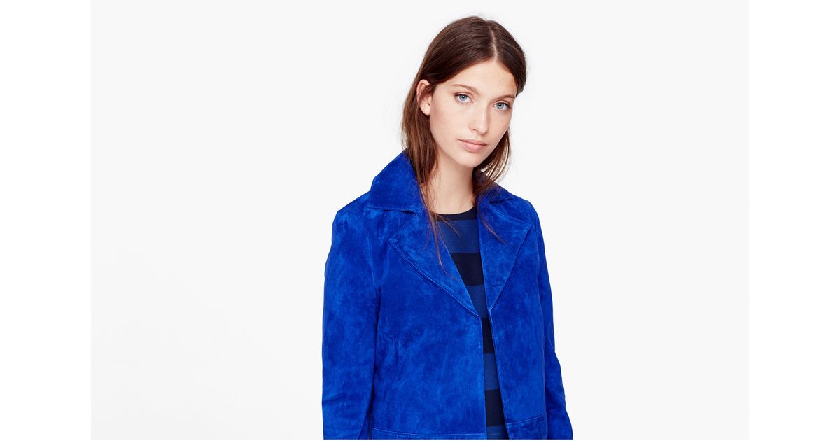 mango blue jacket