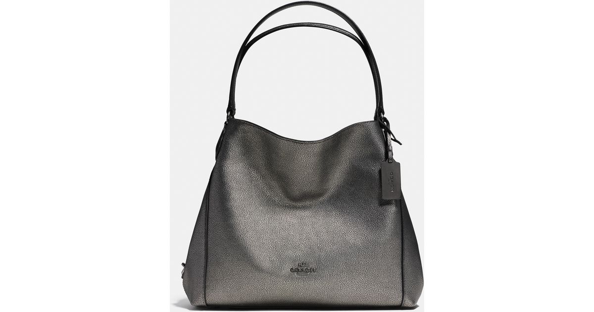 coach edie 31 metallic
