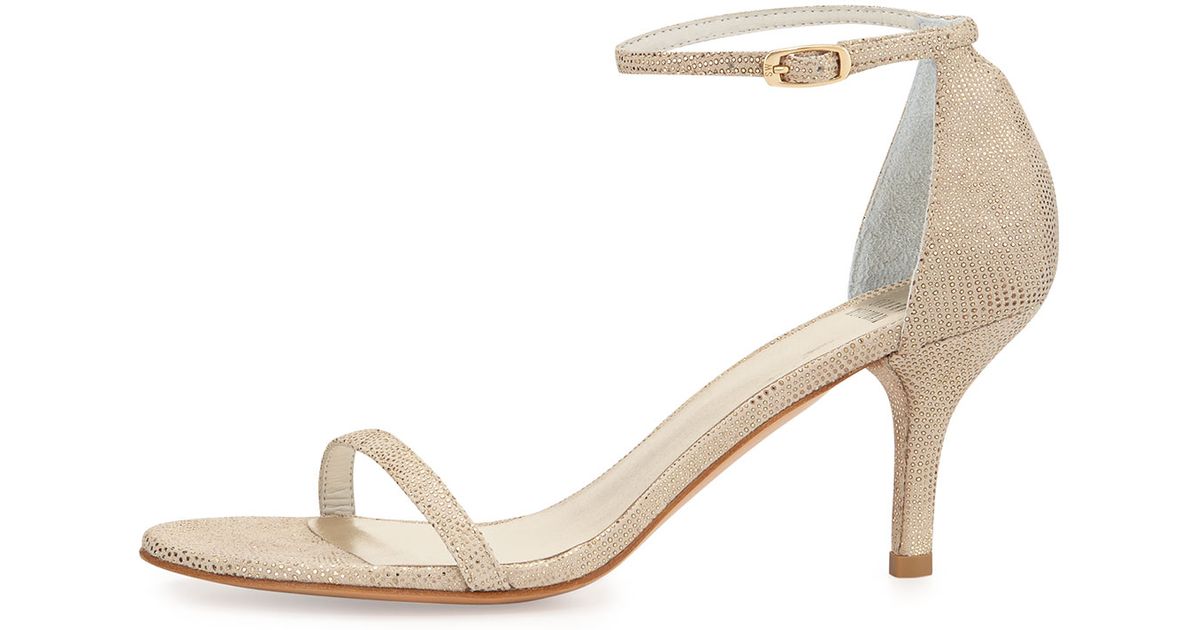 stuart weitzman low heel sandals