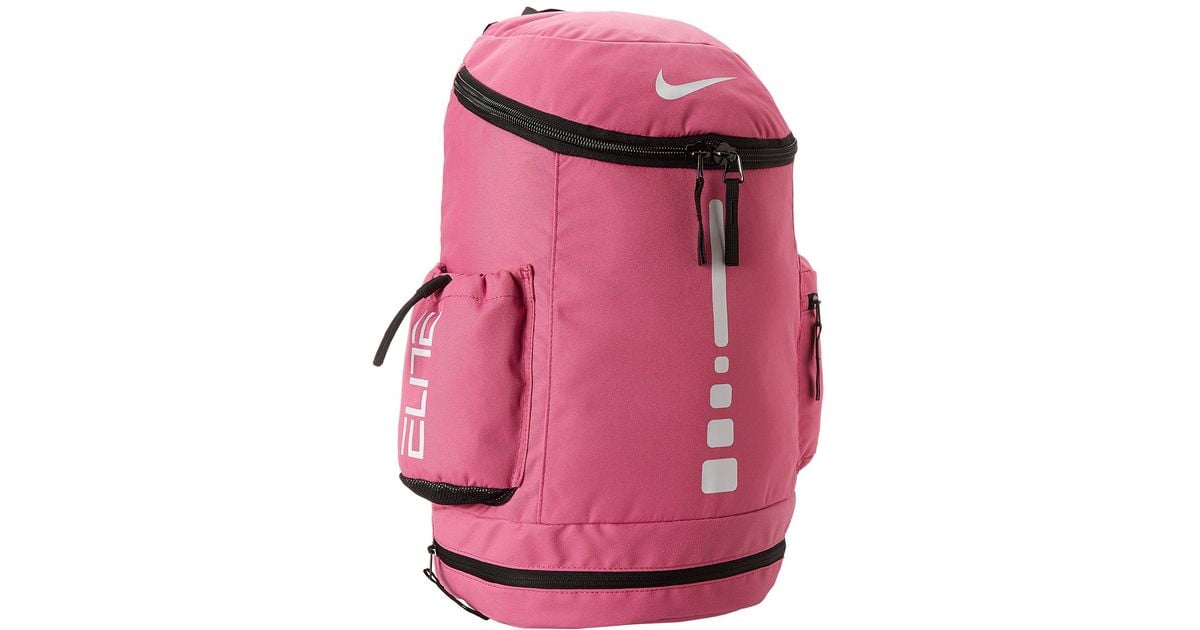 pink nike hoops elite team backpack