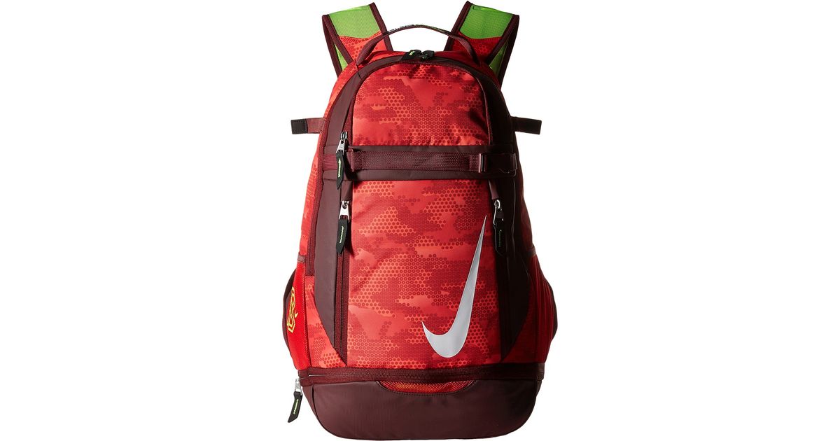 maroon nike elite backpack