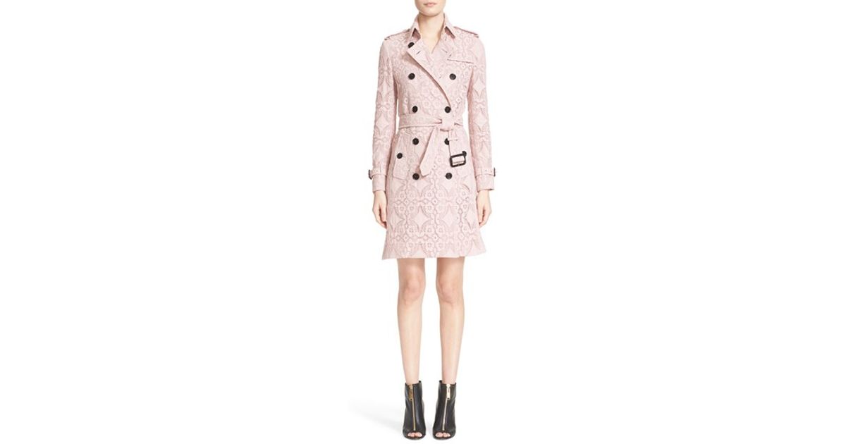 burberry lace trench coat