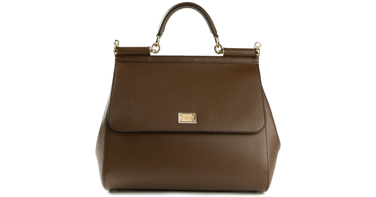 Dolce & Gabbana Dauphine Escape Textured Leather Tote, $1,595