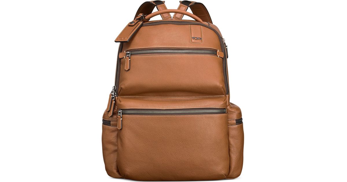 Tumi Beacon Hill Rever Brief Pack in Tan (Brown) for Men - Lyst