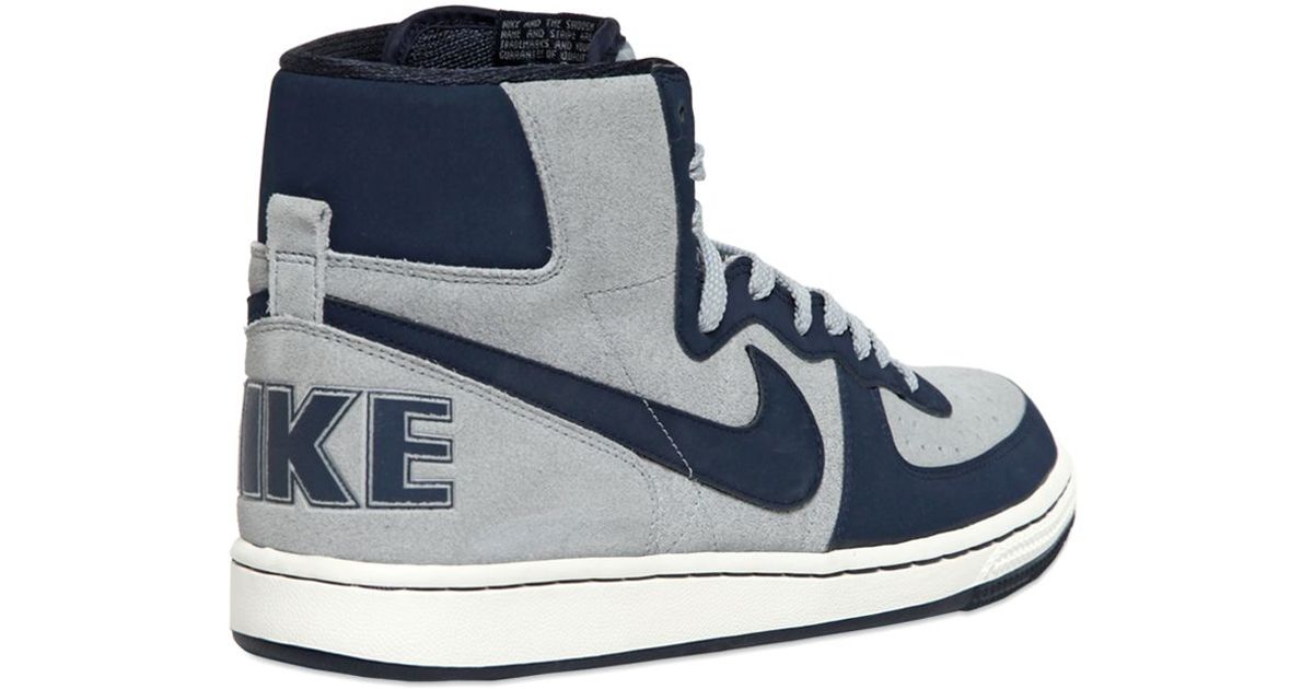 Nike Terminator Vintage High Top Sneakers in Blue for Men | Lyst