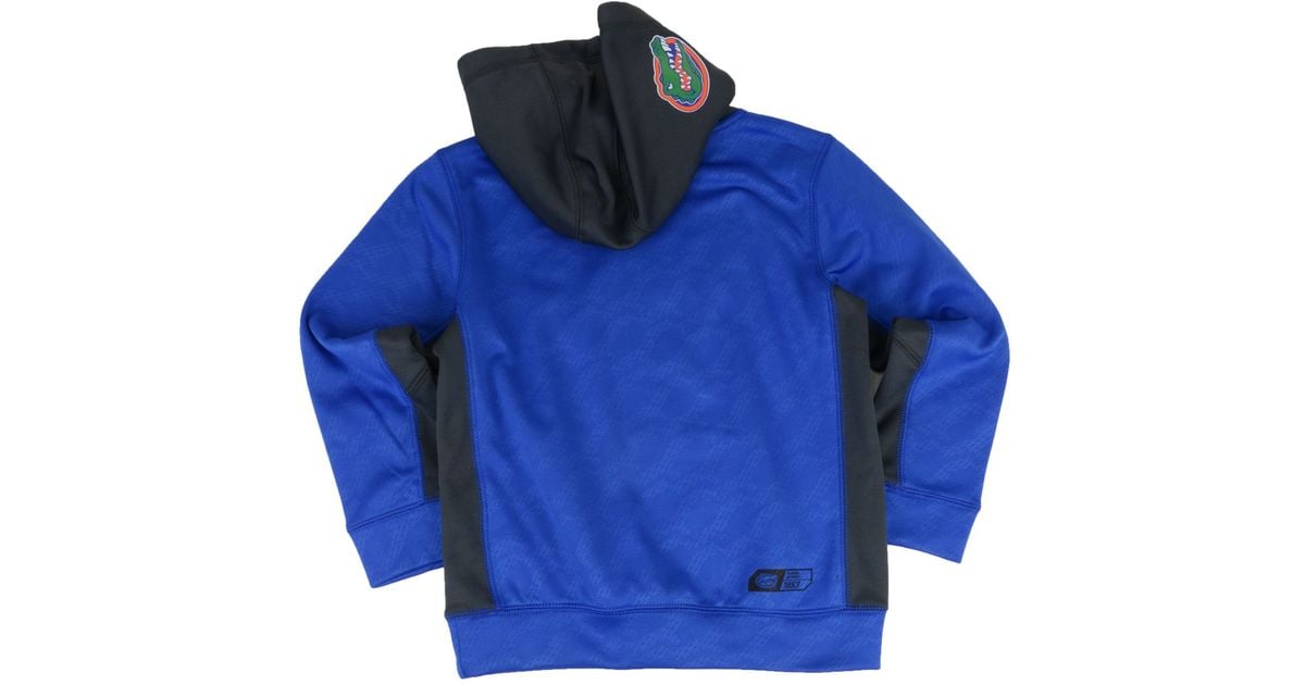 nike blue therma fit hoodie