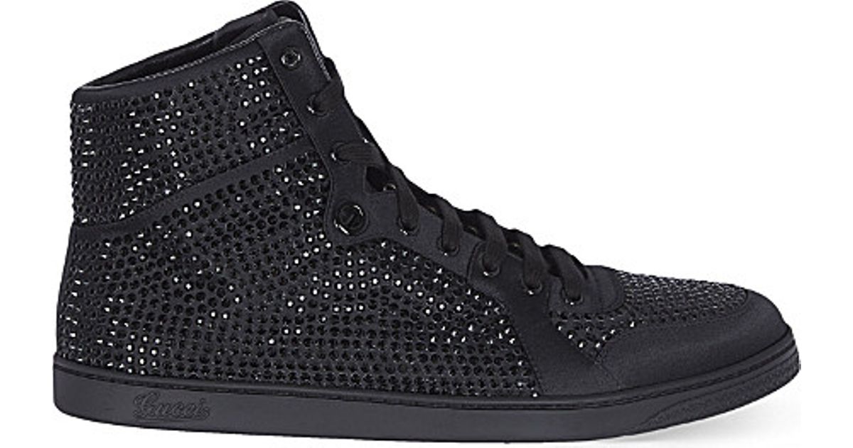 black bling trainers