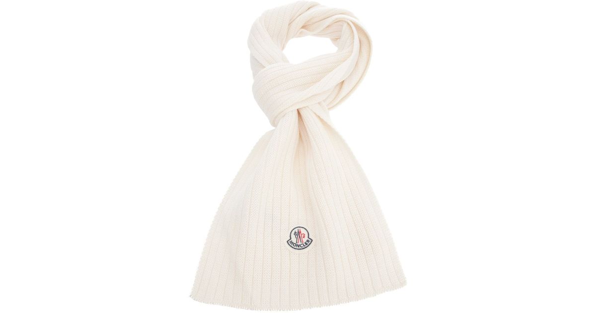 moncler scarf white moncler scarf white
