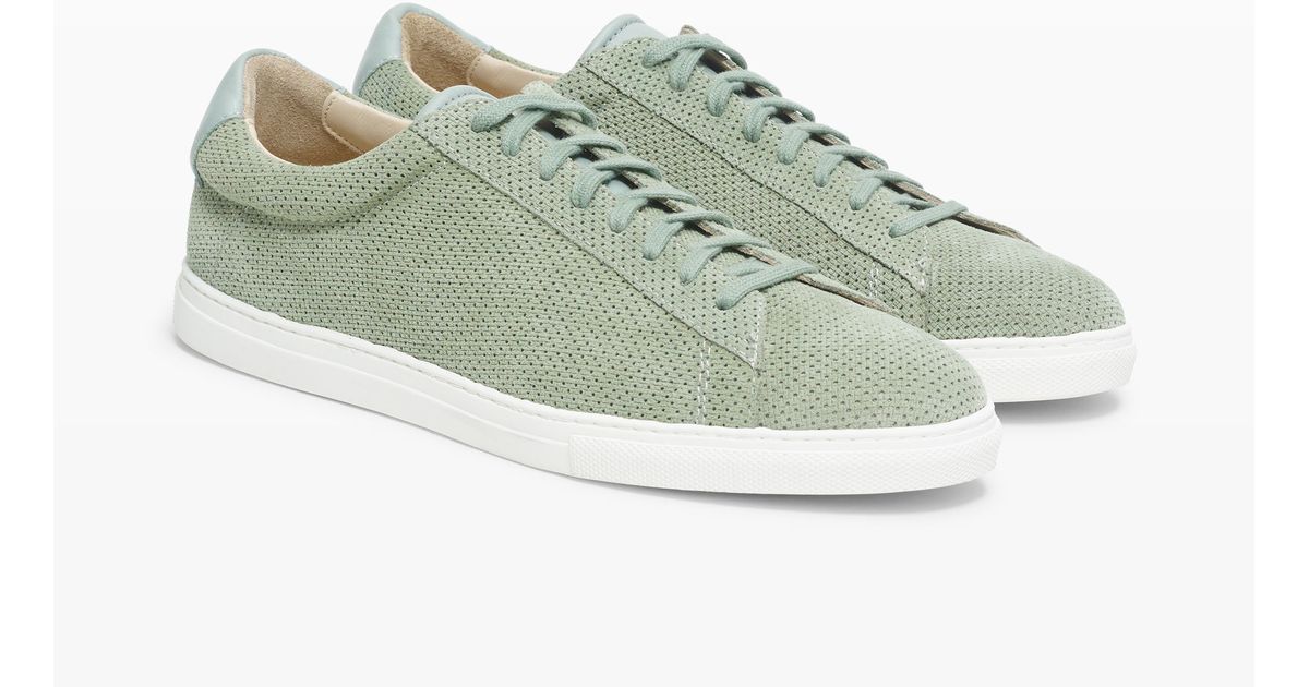 light green sneakers