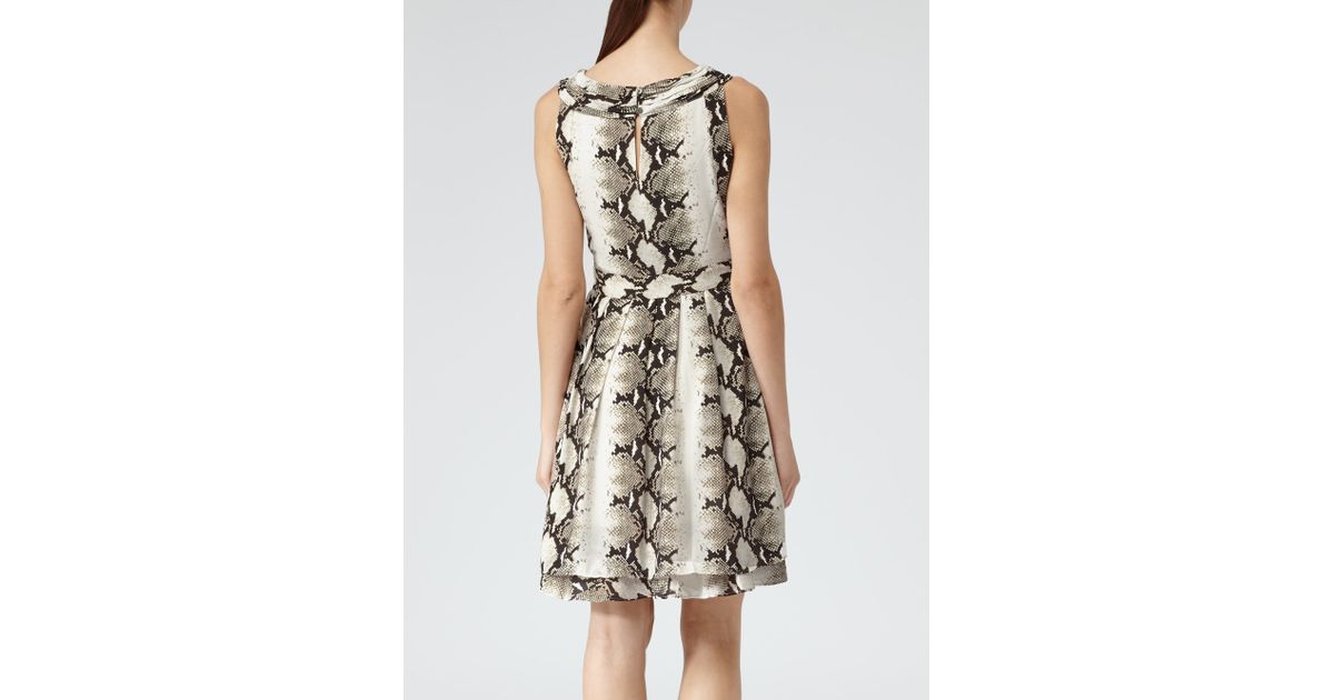 reiss snake print dress