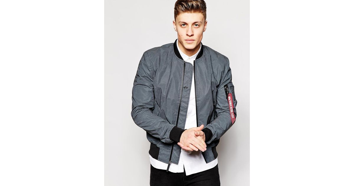 alpha industries reflective jacket