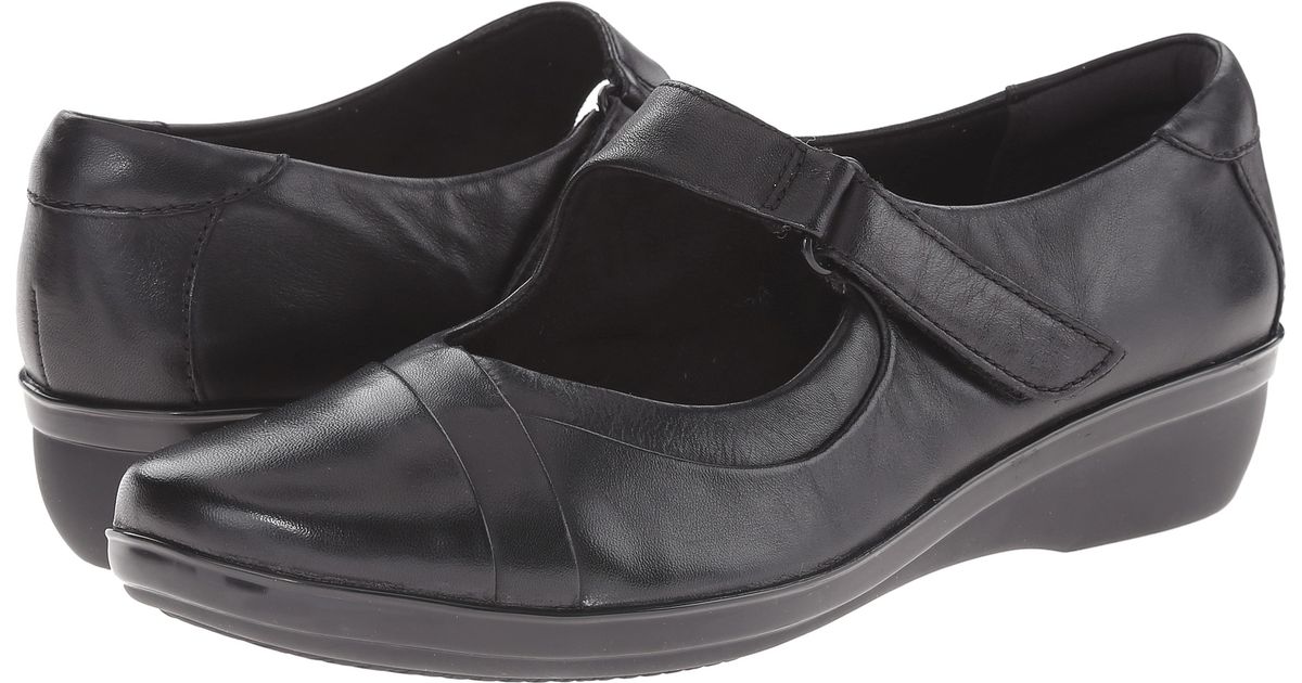Womens Shoes Clarks Foxvale Pine Black Leather Womens Shoes Clarks Foxvale Pine Black Leather