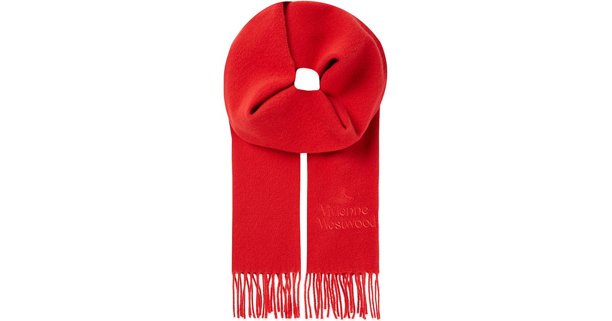 Vivienne westwood red scarf Clearance