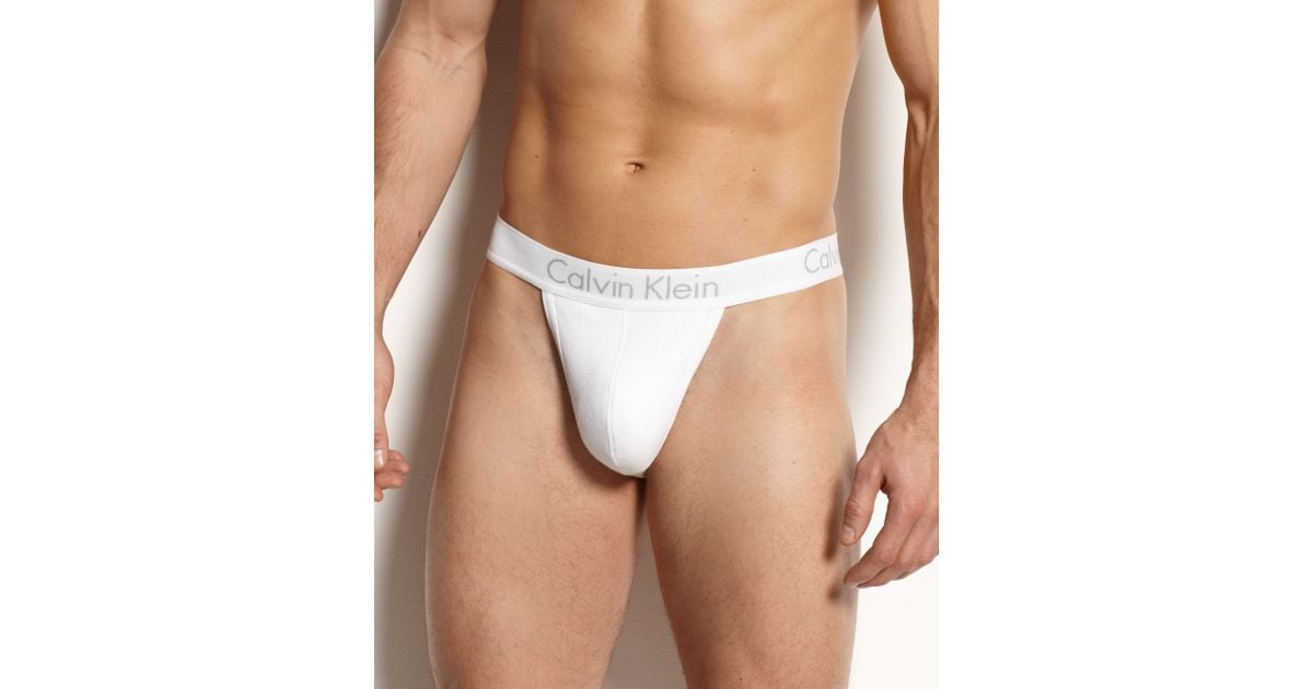Calvin Klein Body Thong in White for Men | Lyst