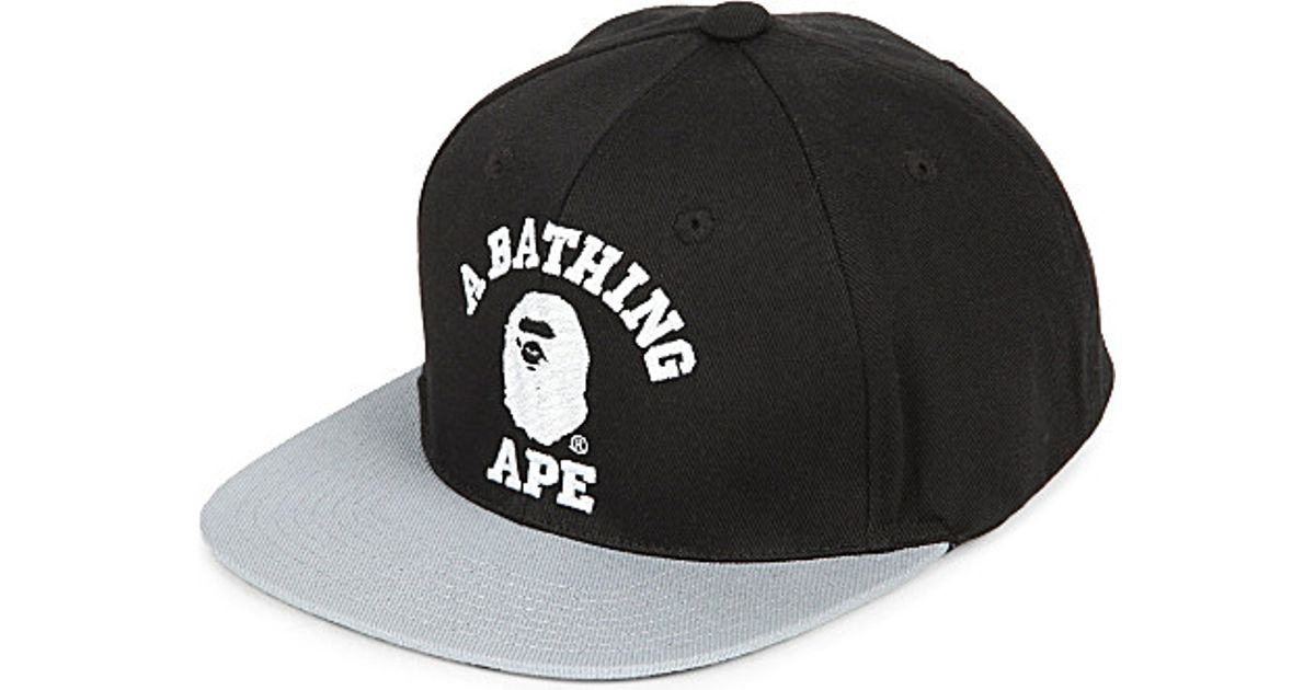 a bathing ape snapback