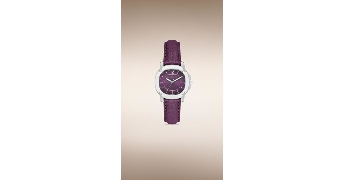 burberry watch purple