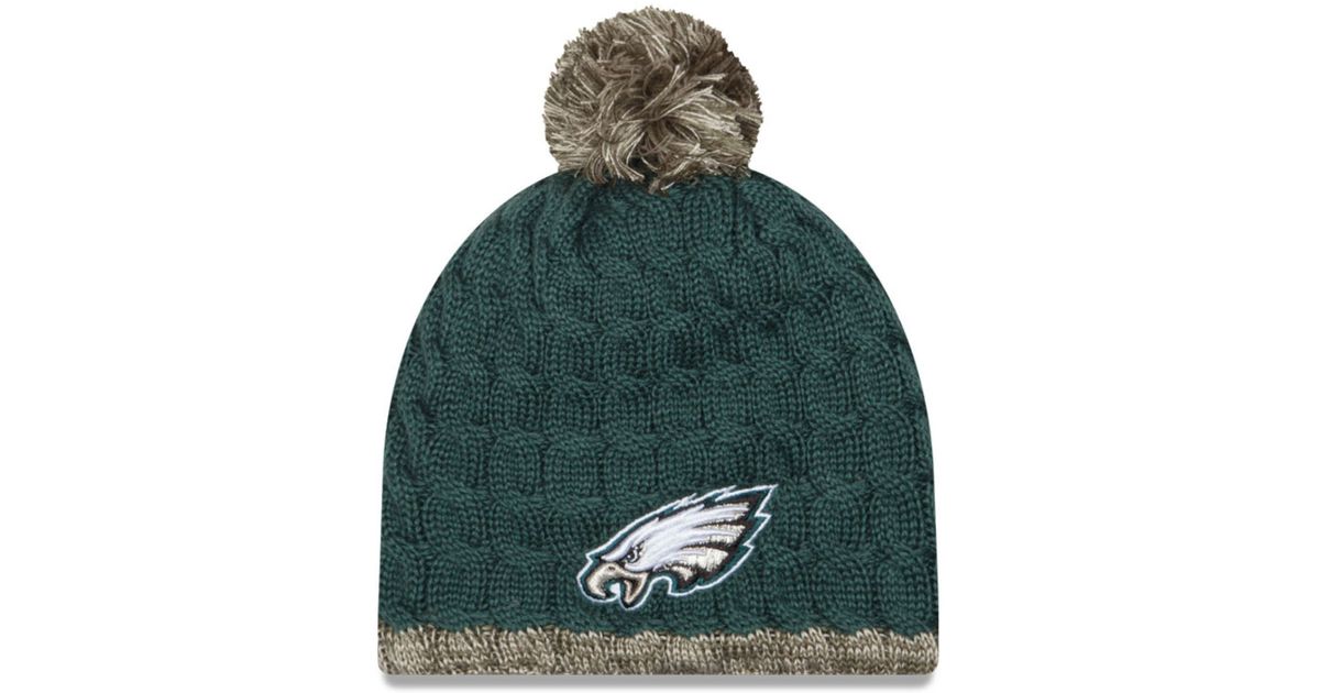 eagles salute to service knit hat