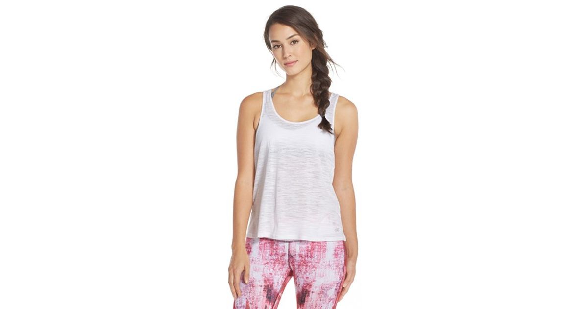 alo yoga twist tank