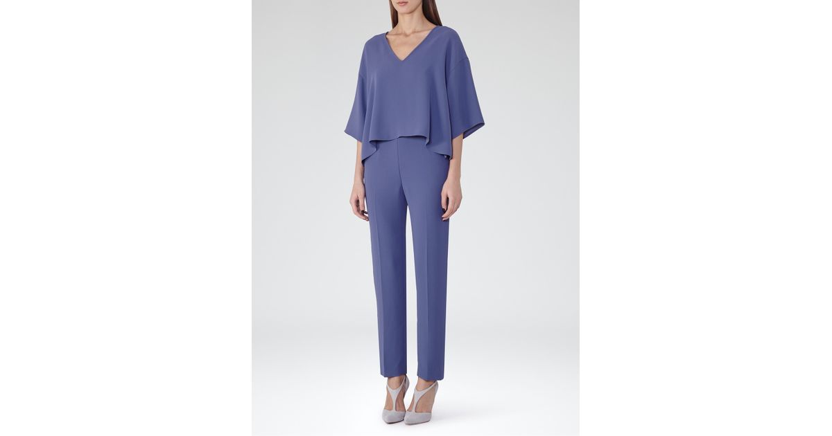 reiss blue jumpsuit