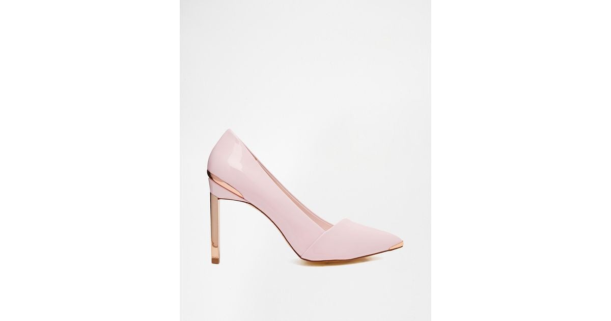 Light pink patent heels Clearance