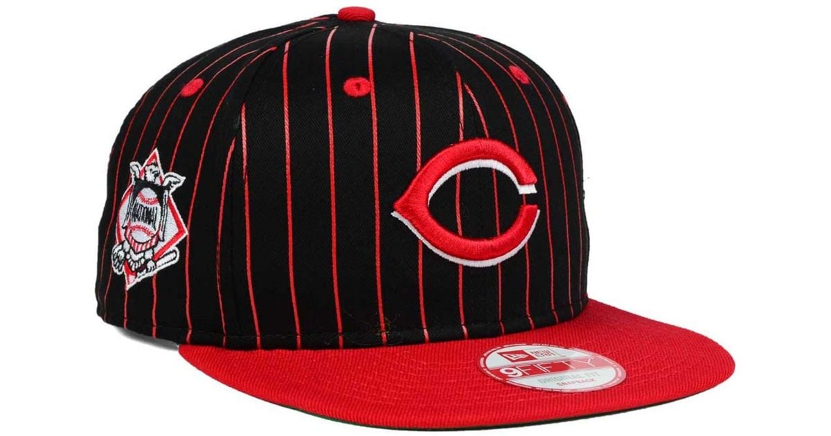 reds pinstripe hat