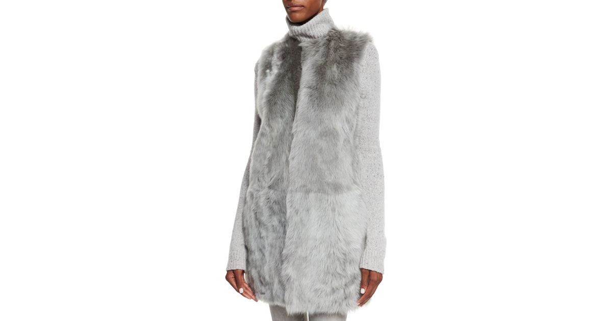 ralph lauren fur vest