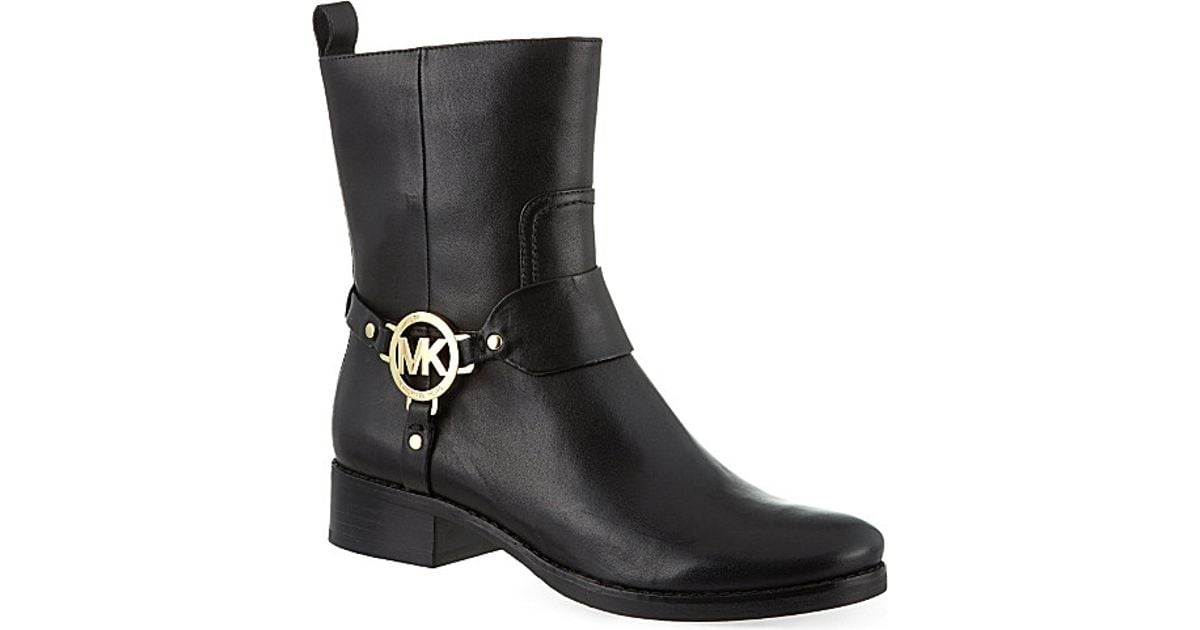 michael kors fulton harness boots