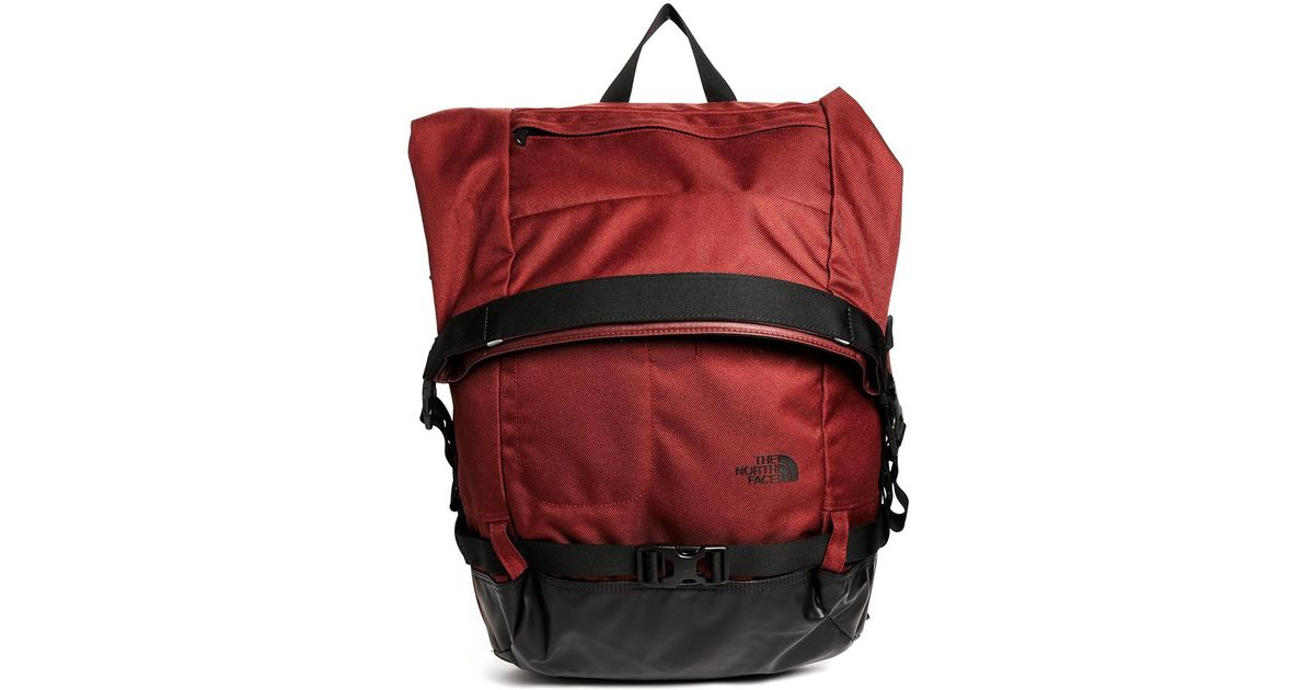the north face roll top backpack