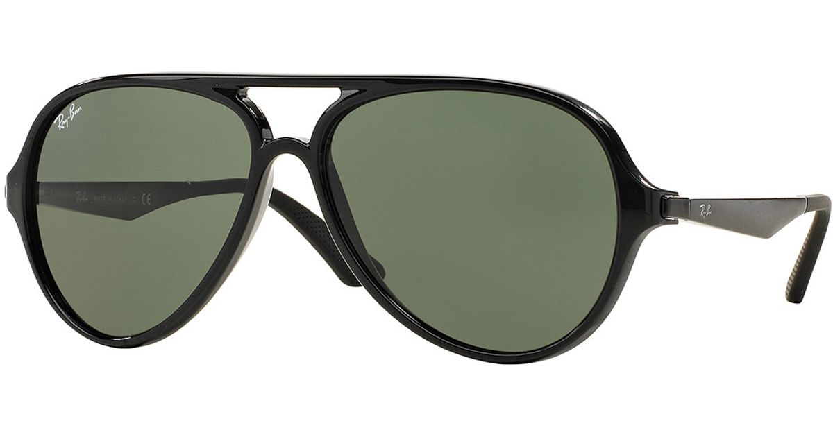 Lyst - Ray-Ban Plastic Aviator Sunglasses in Black for Men