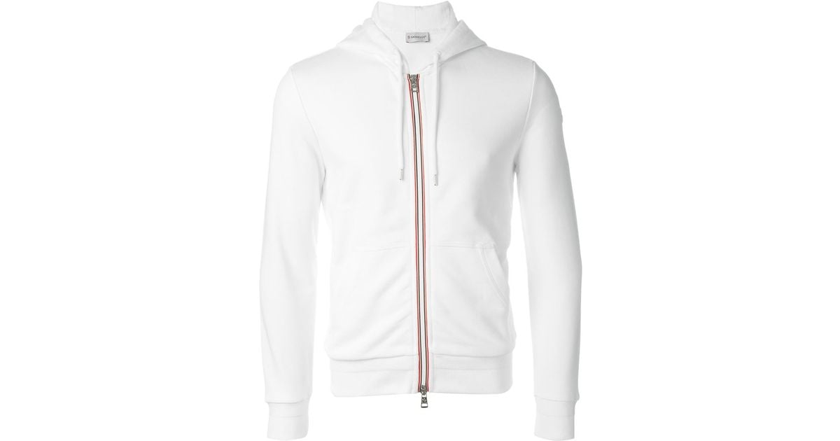 moncler hoodie white